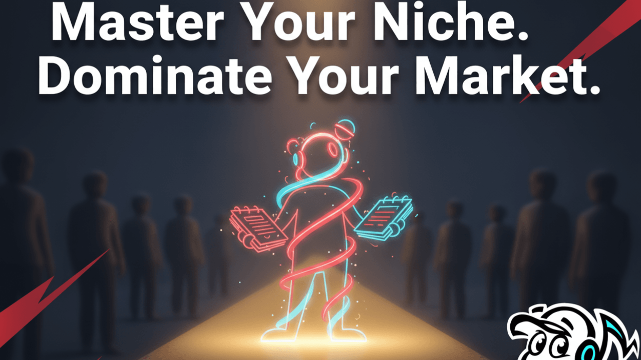 A professional consultant stands out in a spotlight, symbolizing unique expertise and strategic positioning in a crowded market.